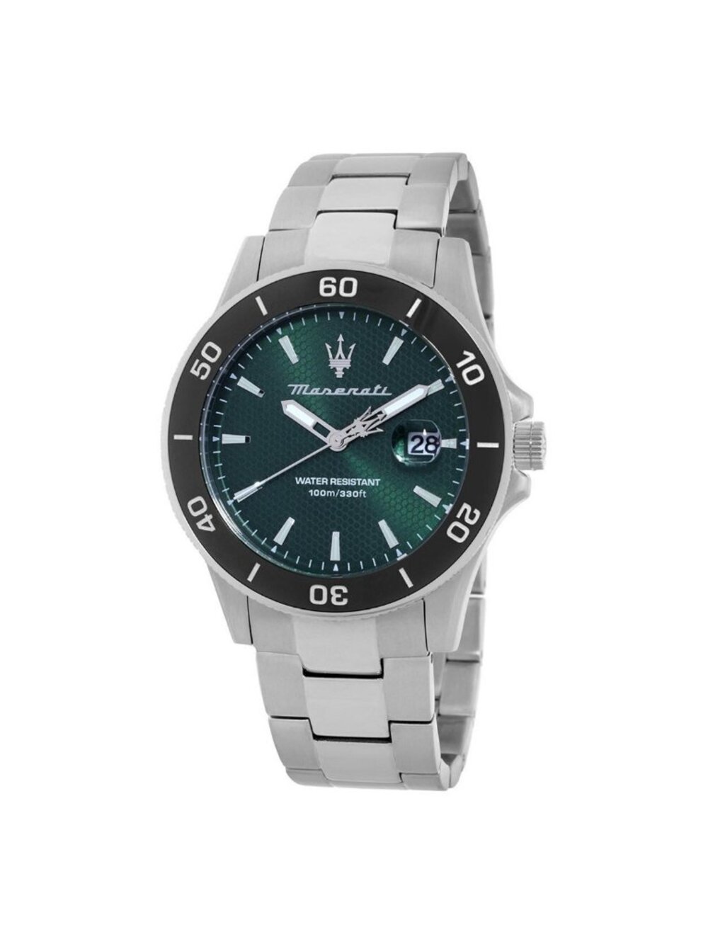 NWT Maserati Competizione Quartz Green Dial Men's Watch